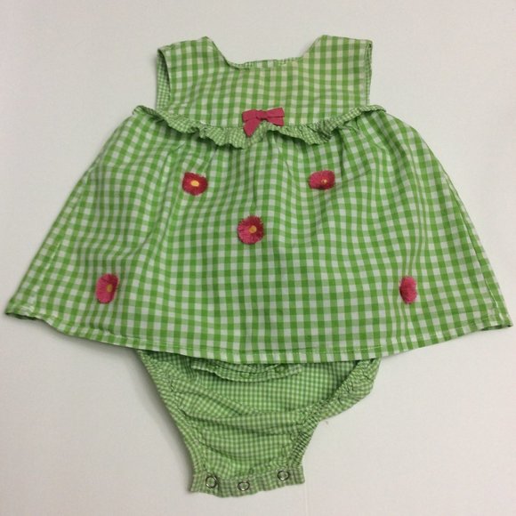 GYMBOREE BABY GIRL'S 3-6 MOS. ONE PIECE DRESS - Picture 2 of 6